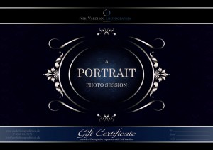 Portrait Photosession Gift Certificate