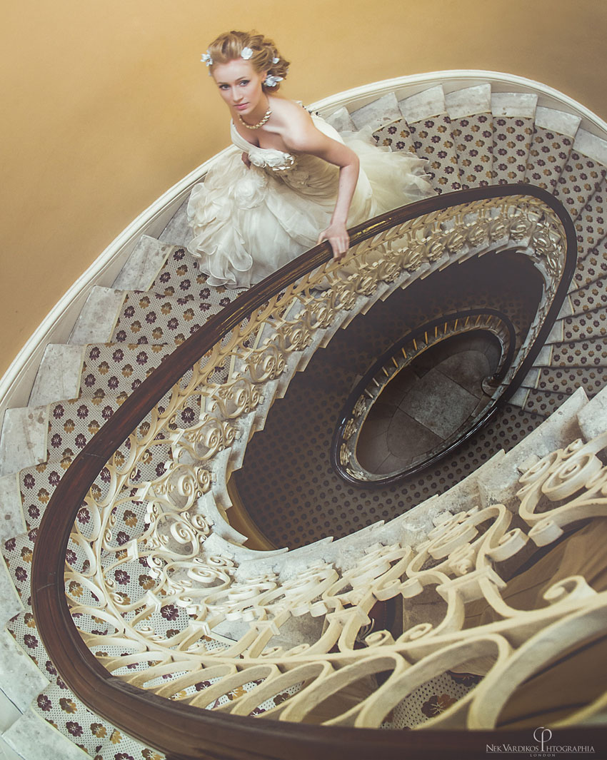 The oval stairs in Danson House Kent