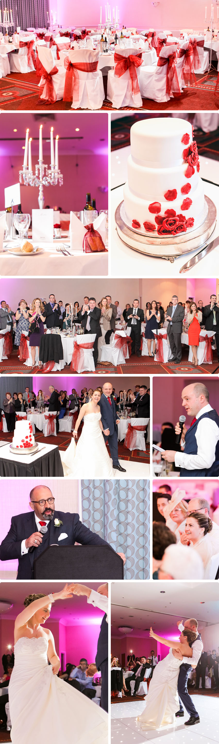 Reception snapshots - Wedding at Waltham Abbey Marriott Hotel 05