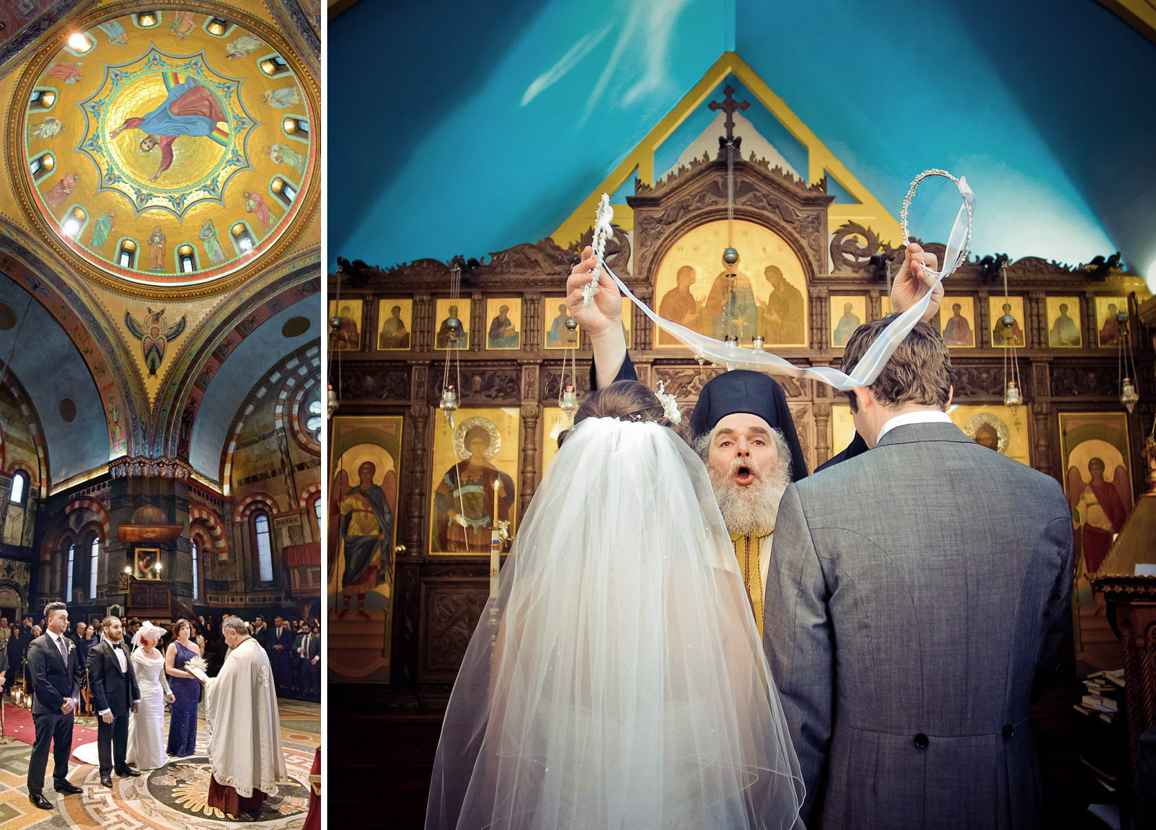 A Greek wedding traditional ceremony