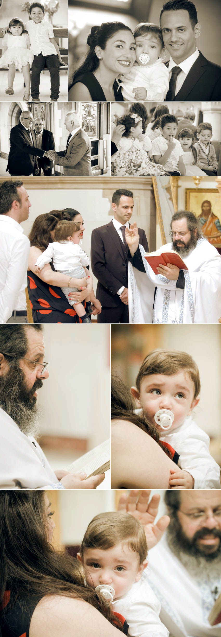 Baptism in St Demetrios Orthodox Church