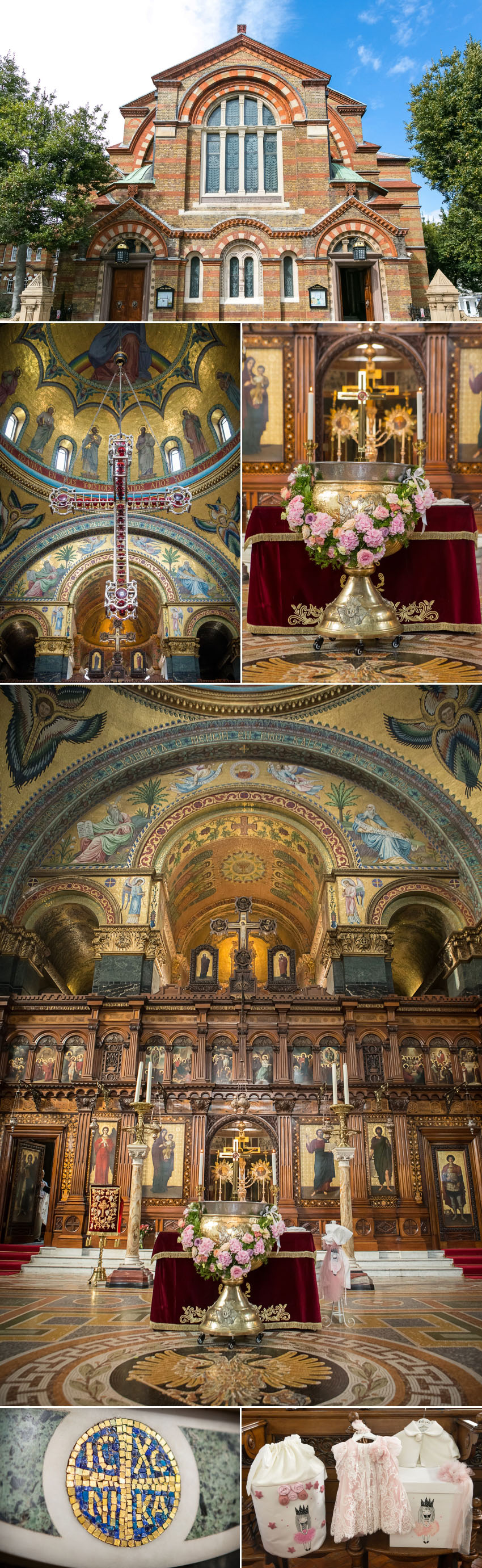 A baptism at St Sophia Greek Cathedral London 01