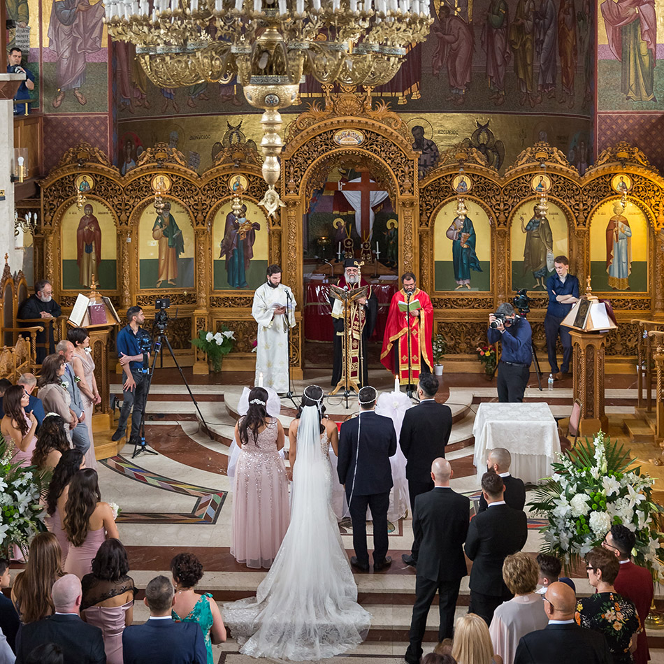 A Greek wedding ceremony captured by a team of Greek photographers and videographers