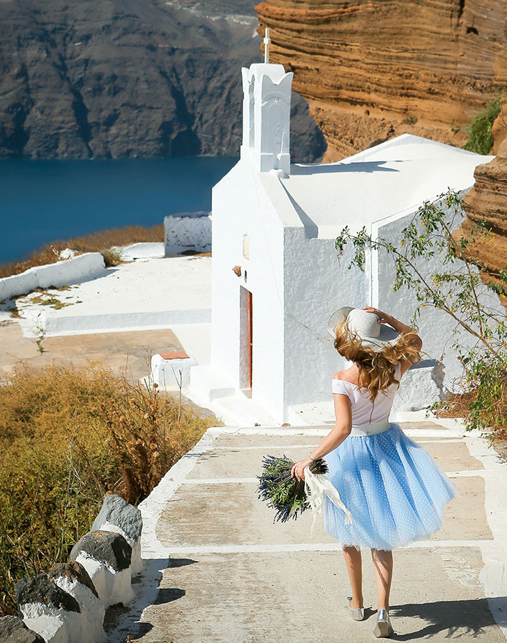 Photography sample of Santorini photoshoot